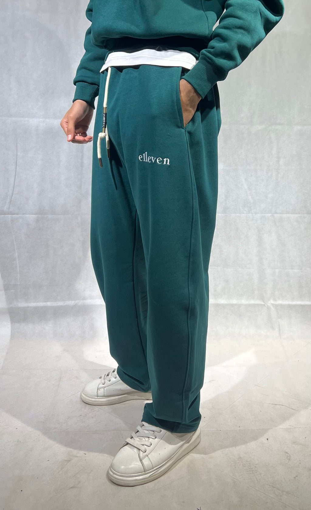 Carved Sweatpants Olive green