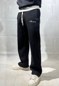 wide leg sweatpants Black
