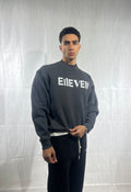 Crew neck “elleven” gray